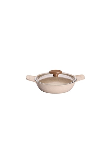 Thermoad Granit Döküm 3'lü Güveç Kapaklı Sahan/ Vizon