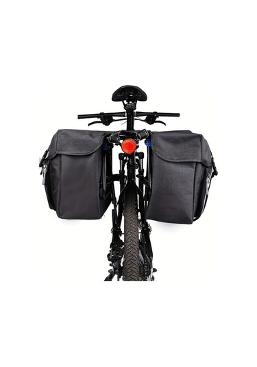 Maxaccess West Bıkıng 6.6 Galon Siyah Bisiklet Sele Çantası Büyük Kapasiteli Çok Bölmeli