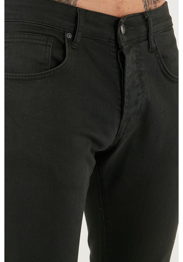 Buratti Streç Pamuklu Slim Fit Normal Bel Dar Paça Jeans Erkek Kot Pantolon 1115C24Napoli Nefti