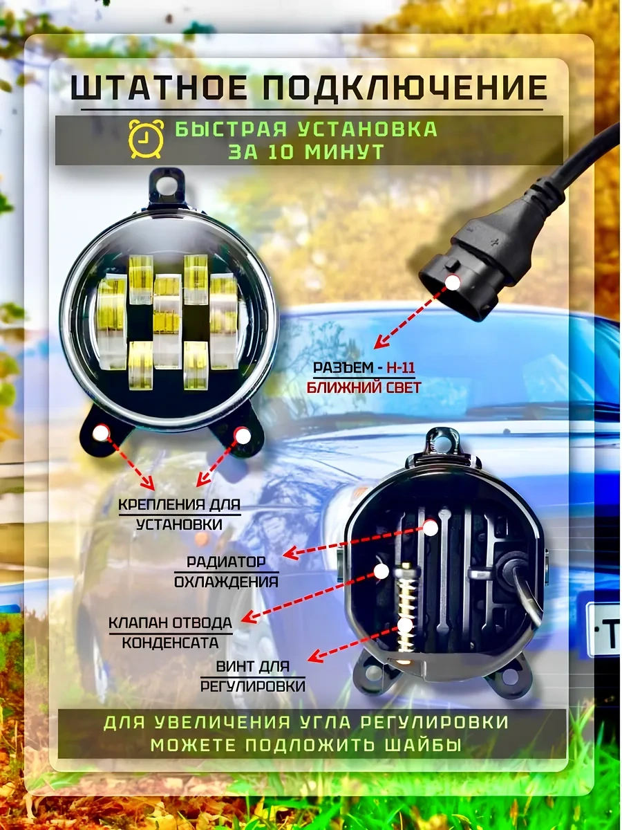 Zmb 70w Led Sis Lambaları Lada Priora Ve Gazel İçin 223263698