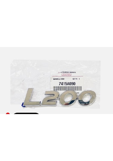 Mitsubishi L200 Arka Bagaj Yazısı- 06 Çıkartma