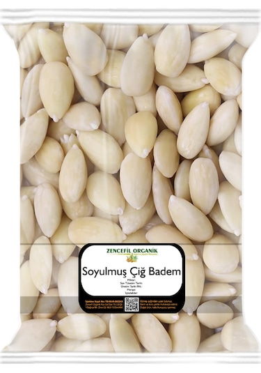 Soyulmuş Çiğ Badem 100 Gr. Kabuksuz Çiğ Badem Diğer