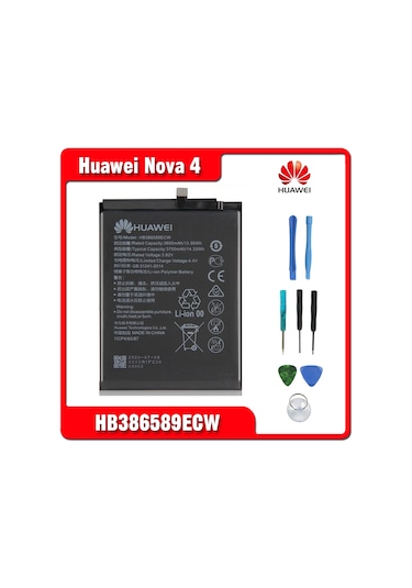 Huawei Nova 4 Batarya - Pil - Hb386589Ecw