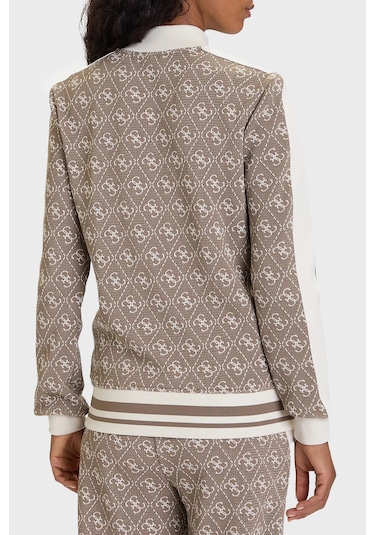 Guess Bayan Sweat V5bq16 K1990 Fngy Kahve Kahve