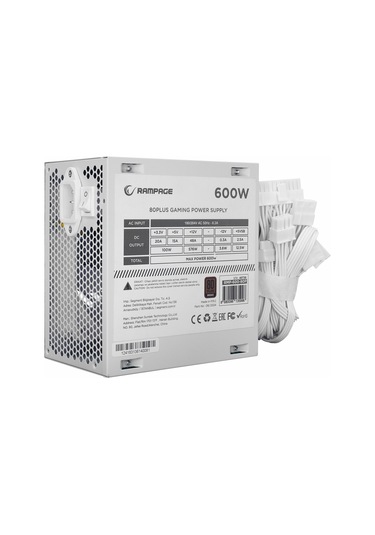 Rampage Rmp-600-80p 600w 80+ Bronz Güç Kaynağı