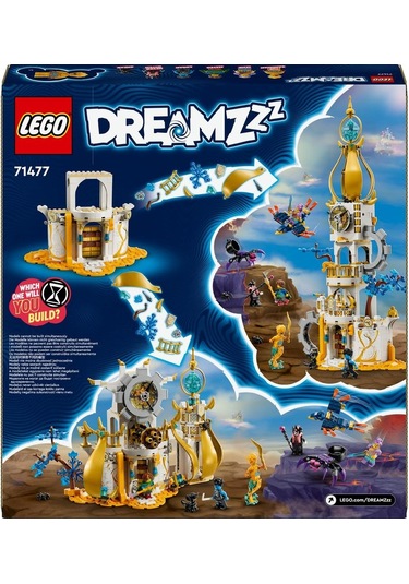 LEGO® DREAMZzz™ Kum Adam'ın Kulesi 71477 9+ Yaratıcı Oyuncak Yapım Seti - 723 Parça