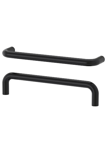 Ikea Bagganäs Kulp 143 Mm, 2 Adet Siyah