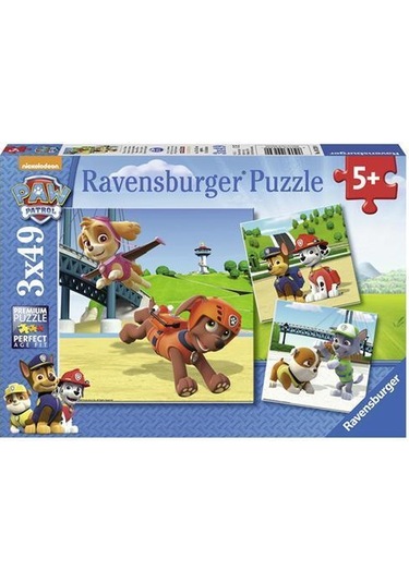 Ravensburger 3x49 Parça Puzzle Paw Petrol 092390