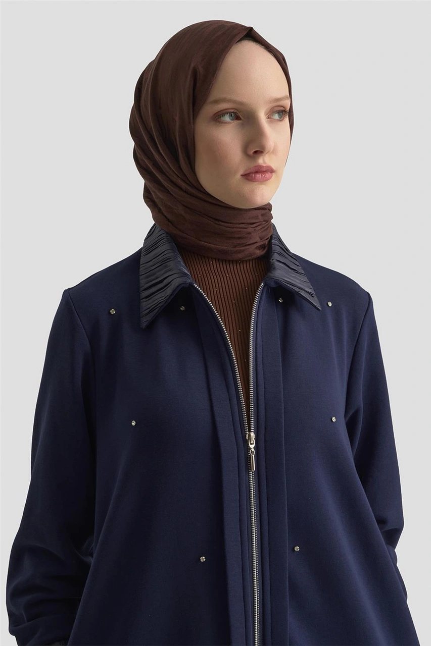 Armine Taşlı Örme Kap 25kd4030 İndigo İndigo