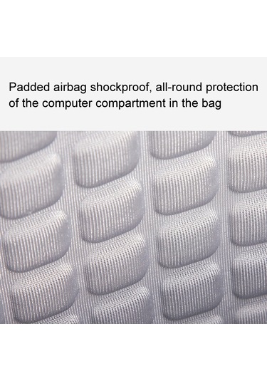 Luckybat Laptop Çantası Hava Yastığı Anti-damla Crossbody Çanta, Boyut: S 13.3-16 İnç Siyah Denklem