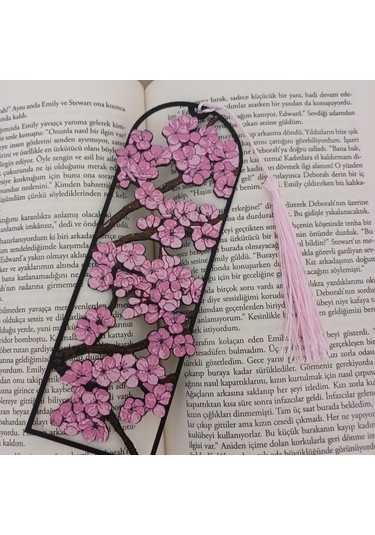 Kitap Ayracı - Kiraz Ağacı Çiçeği Model2