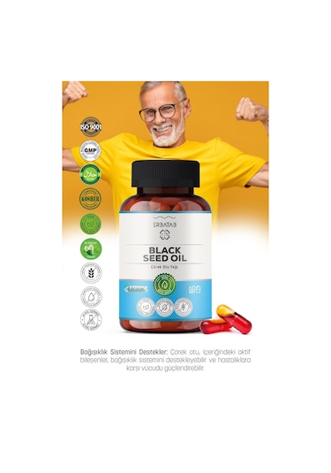 Erbatab Çörek Otu Yağı 60 Kapsül