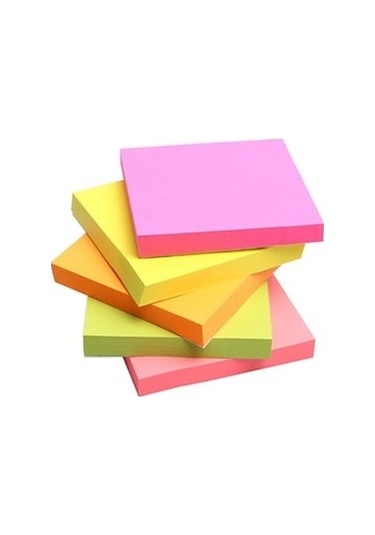 Yapışkanlı Not Kağıdı 75X75Mm Koyu Pembe - 2 adet