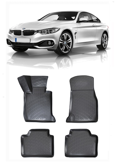 2012-2019 Bmw 4 Serisi Coupe Havuzlu Paspas F32 Kasa Uyumlu