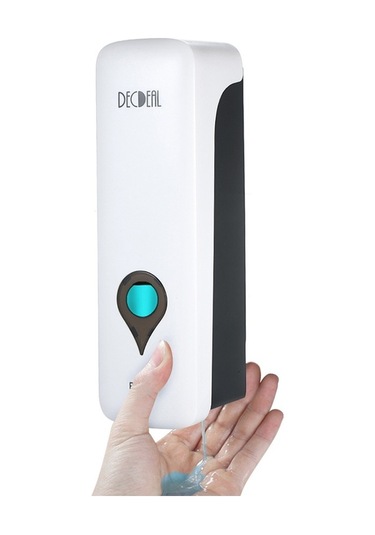 Dancemonkey Decdeal Sabunluk 300ml Duş Jel Şampuan Dispenseri Beyaz Beyaz