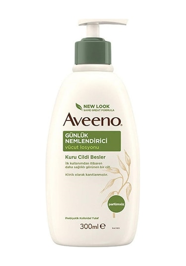 Aveeno Parfümsüz Günlük Nemlendirici Vücut Losyonu 300 ML