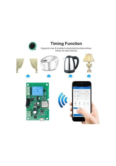 Pazly İntelligent Home Automation, Ewelink Uyumlu 5-32v Dc Wifi Anahtarı, Uzaktan Kontrol Diğer