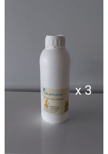 Blueflame Bio Ethanol Şömine Yakıtı 3 Litre