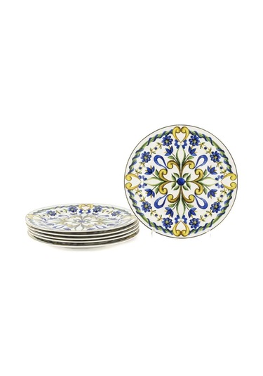 Mikasa Moor Provence 6lı Pasta Tabağı 20cm P366.106437 Beyaz