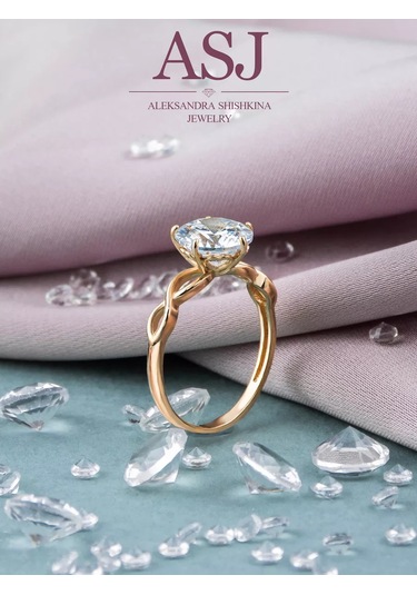 Asj Taşlı Altın Nişan Yüzüğü Gümüş 925 164277366 Beyaz