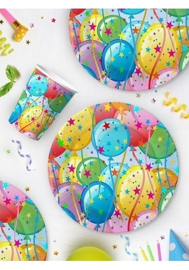 Nd Plej Tek Kullanımlık Takımlar Tabağı Ve Bardak Seti Top, 12 Adet. 29319494 25