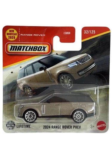 Matchbox - 2024 Range Rover Phev 1/64 2025 Case Kahverengi - Bej