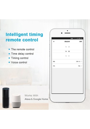 Dancemonkey 15a Graffiti Wifi Anahtarı Akıllı Ev Uzaktan Kumandalı Zamanlayıcı Lamba Modifiye Parça