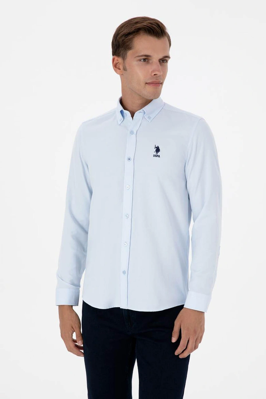 U.s. Polo Assn. Nova025k Açık Mavi Erkek Gömlek 2225592 Açik Mavi
