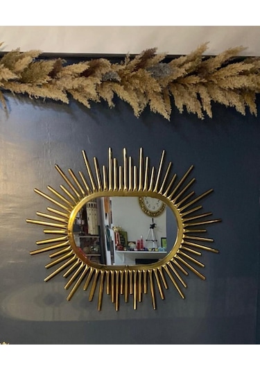 Ekgconcept Piyano Model Gold Elips Ayna Gold