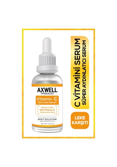 Axwell C Vitaminli Süper Aydınlatıcılı Leke Karşıtı Serum 30 ML
