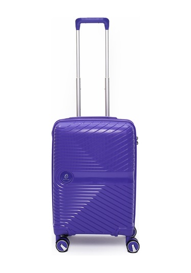 Elatae Exclusive Pro Polipropilen Kabin Boy Kırılmaz Valiz Mor 5239