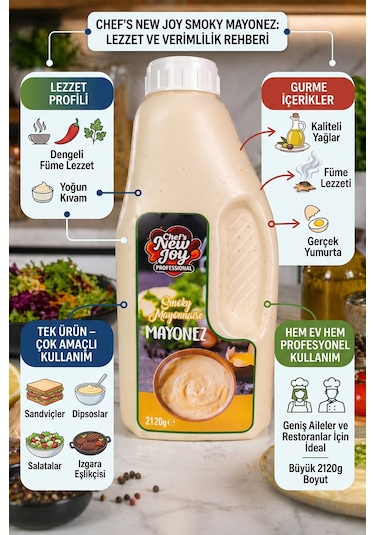 Smoky Mayonez 2120 Gr Smoky Mayonnaise Tütsülenmiş