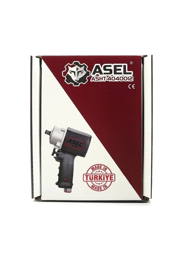 Asel Asht-4040012  Havalı Somun Sıkma Sökme Tabancası 1/2