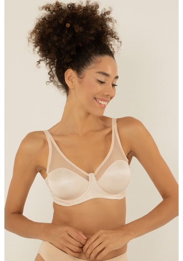 Kadın Balenli Minimizer Toparlayıcı Sütyen Ten