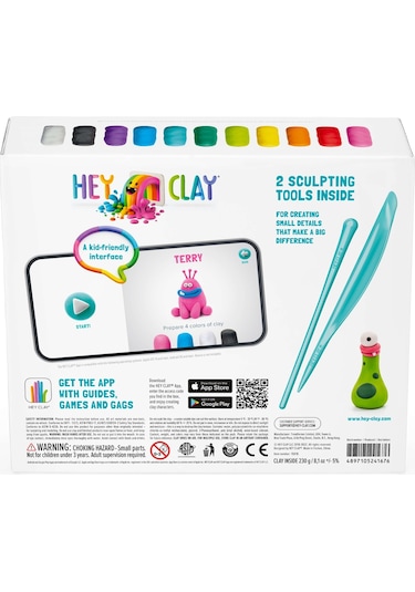 Hey Clay Hava İle Kuruyan Kil 15'li Kutu - Monsters