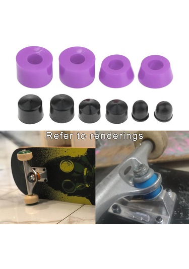 Homyl Açık Için Kaykay Kamyon Burç Kiti Amortisörler Yumuşak Mor Mor Çok Renkli