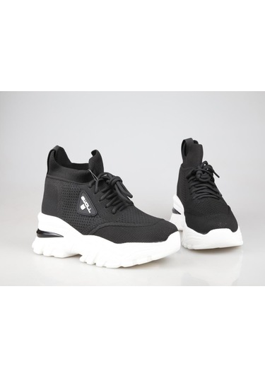 Ewoll 241-1007 Siyah Kadın Sneakers Siyah