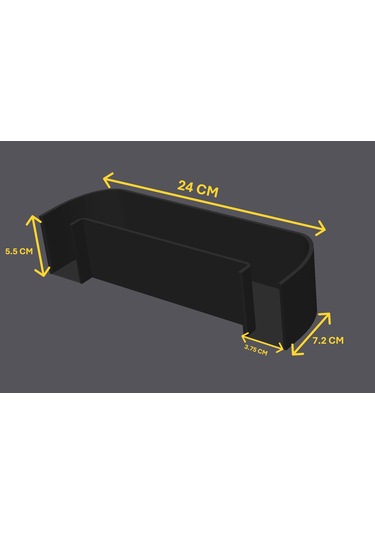 Akvaryum Balık Saklanma Tüneli 24x7.2x5.5 Cm Pla Malzeme G