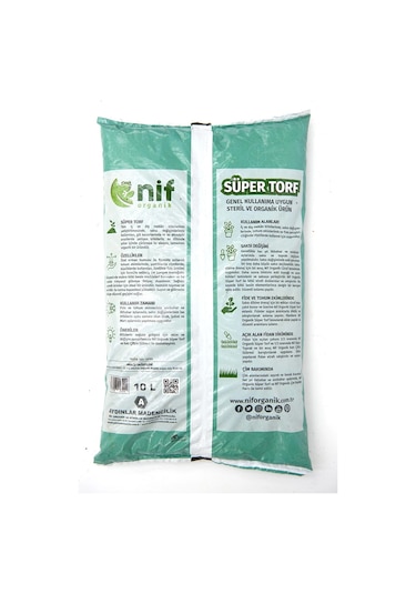 Nif Organik Süper Torf Bitki Toprağı 10 L