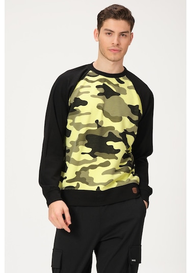 Alexander Gardi Alexandergardı Kamuflaj Desenli Sweatshirt Un-14591 001