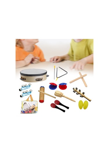Suntek 10 Adet Montessori Perküsyon Müzik Aletleri El Göz