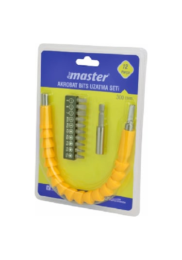 Master Akrobat Bits Uzatma Seti 300mm 12 Parça