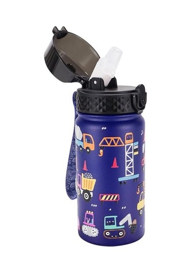 Oz. Çocuk Yalıtımlı Paslanmaz Çelik Su Şişesi, Hasır Kapaklı - Sızdırmaz Ve Ter Geçirmez, Toz Geçirmez Kapaklı Yt4emq Diğer