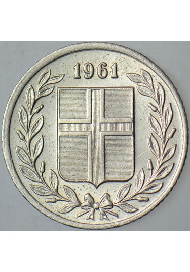 İzlanda 25 Aurar 1961 Çilaltı+