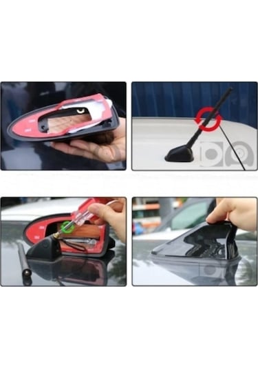 FIAT EGEA UYGUN BALİNA Shark Anten Köpek Balığı Anten Siyah