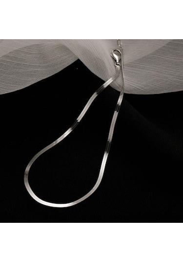 Basit Kadın Halhal Ayarlanabilir Uzatma Uzunluğu Ayak Zinciri Kolye Ayak Bilezik Şık Takı Hediye Gümüş