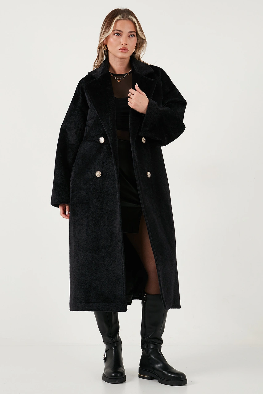 Lela Bayan Trençkot 6839610 Siyah Siyah