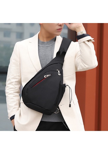 Yeni Erkek Göğüs Çantası - İnce, Sade, Eğlence Ve Spor Amaçlı Çok Amaçlı Omuz Çantası