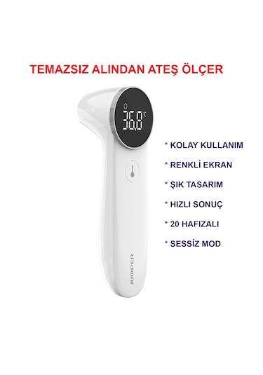 Jumper Temassız Ateş Ölçer Kızıl Ötesi Ve Alından Termometre Jpd-fr204