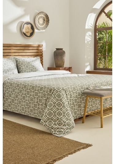 Kaşmir Home Safi Çift Kişilik Nevresim Takımı Gri Gri